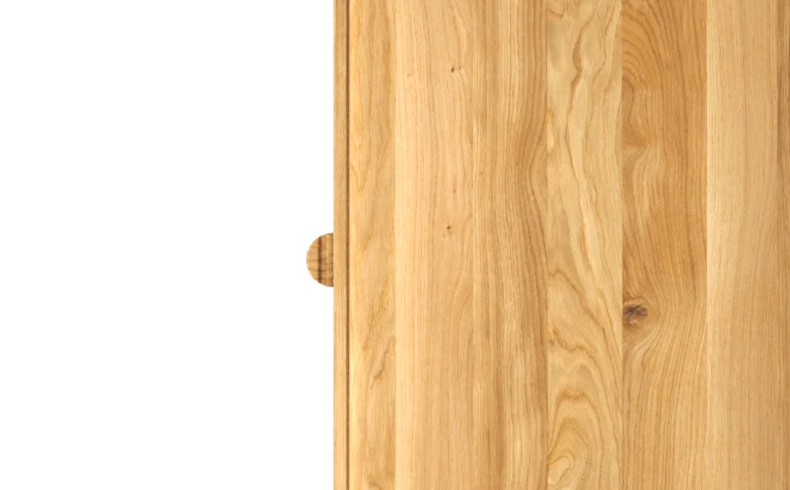 Szafa dębowa z plecionką