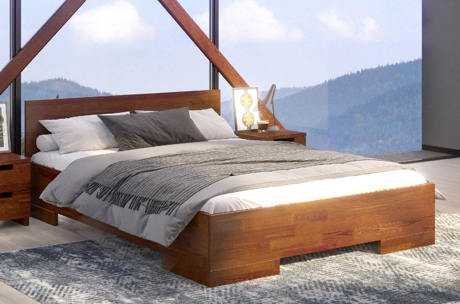 Łóżko drewniane sosnowe Skandica SPECTRUM Maxi