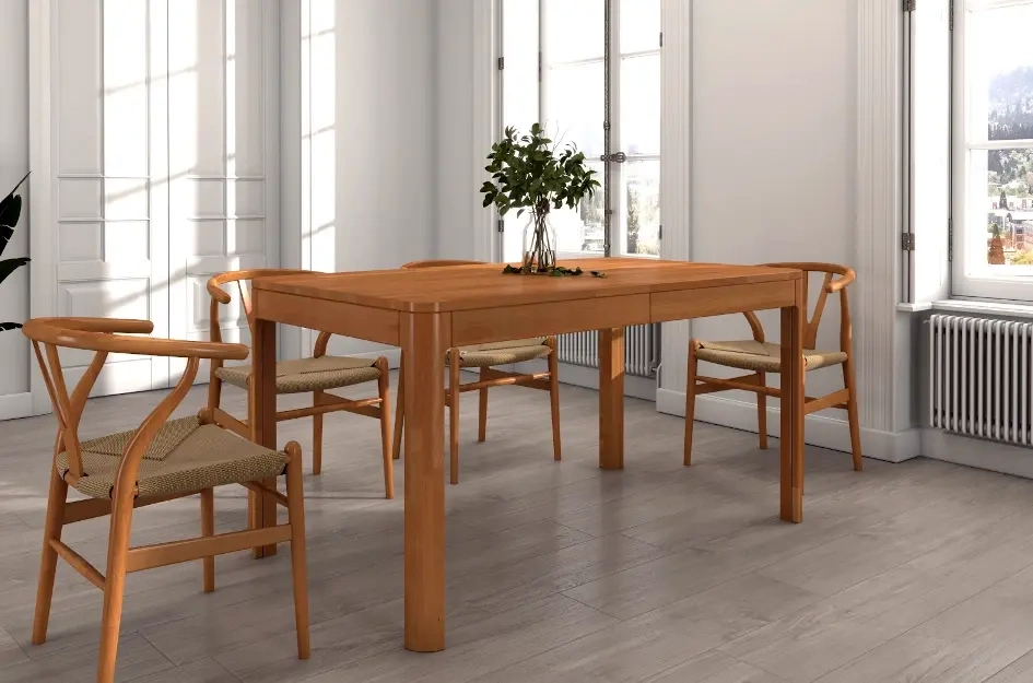 Stół drewniany bukowy rozkładany Skandica RUBY 140-260 cm