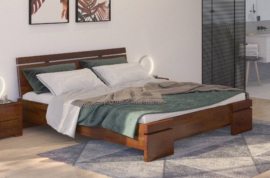 Łóżko drewniane sosnowe Skandica SPARTA Maxi & Long