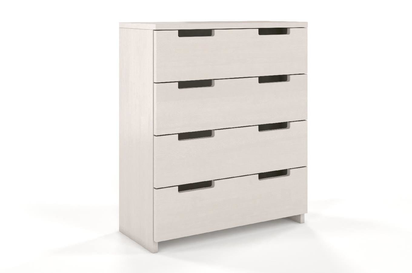 Komoda sosnowa Skandica SPECTRUM 4 szuflady / kolor biały