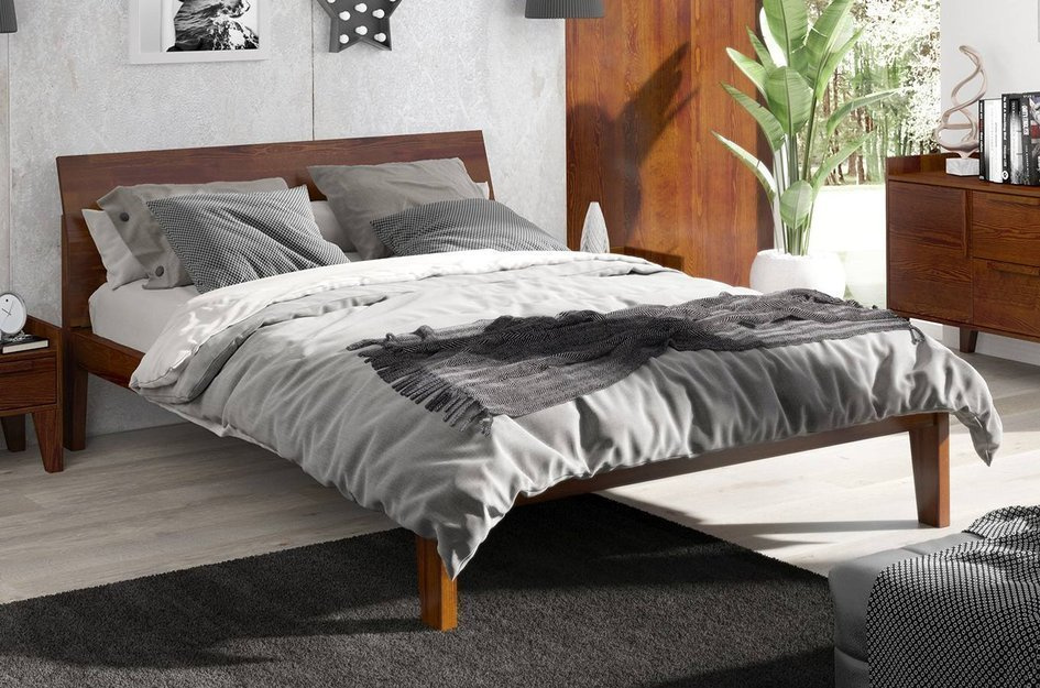 Łóżko drewniane sosnowe Skandica AGAVA