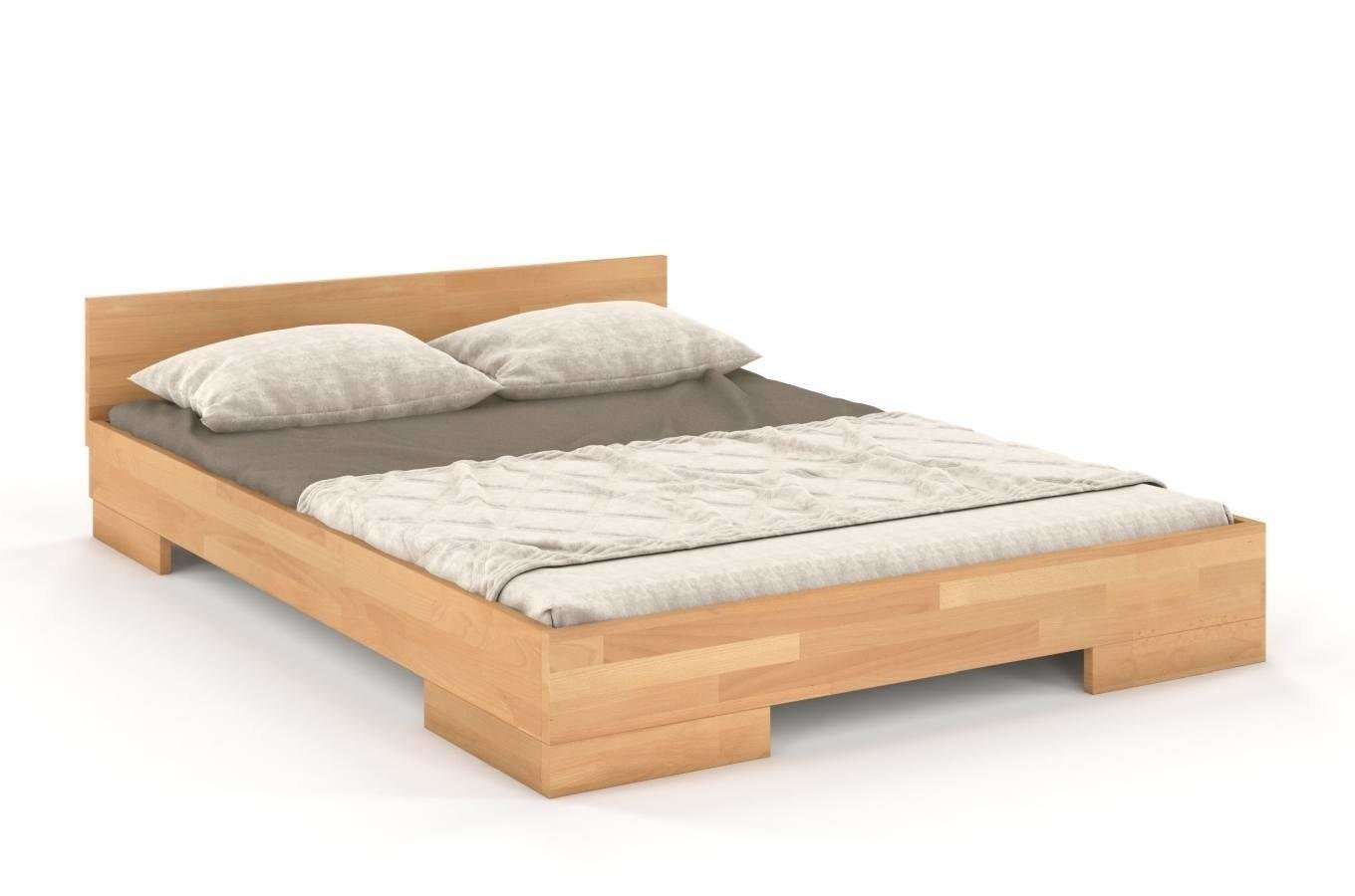 Łóżko drewniane bukowe Skandica SPECTRUM Long (długość + 20 cm) / 90x220 cm, kolor naturalny