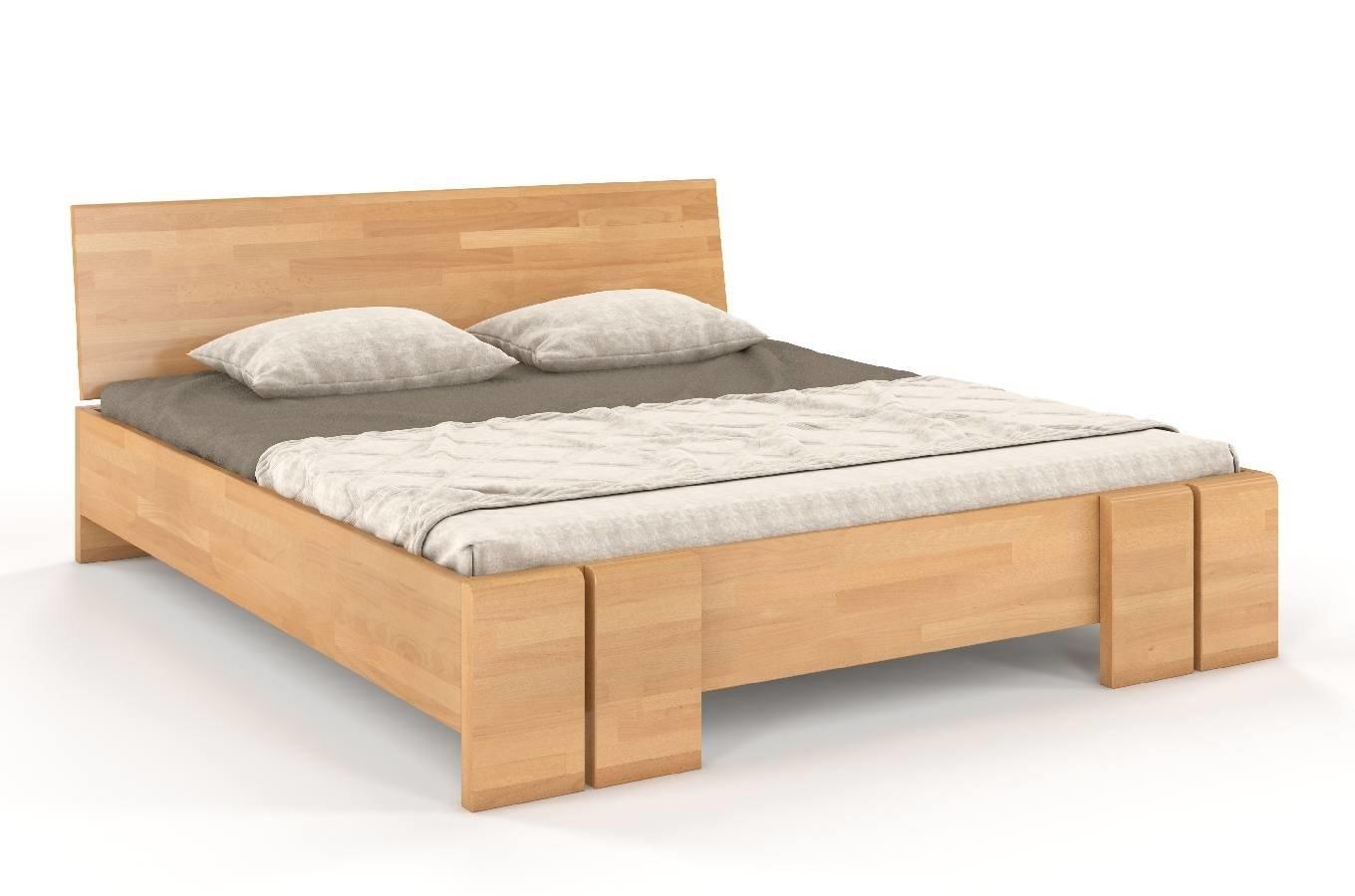 Łóżko drewniane bukowe Skandica VESTRE Maxi / 120x200 cm, kolor naturalny
