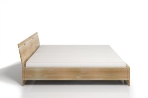 Łóżko drewniane bukowe Skandica SPARTA Maxi / 160x200 cm, kolor biały