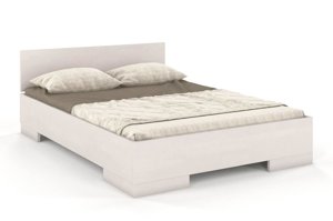 Łóżko drewniane bukowe Skandica SPECTRUM Maxi / 160x200 cm, kolor orzech