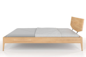 Łóżko drewniane bukowe Skandica SUND / 160x200 cm, kolor naturalny