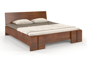 Łóżko drewniane bukowe Skandica VESTRE Maxi & Long / 120x220 cm, kolor biały