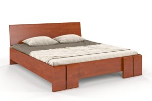 Łóżko drewniane bukowe Skandica VESTRE Maxi & Long / 180x220 cm, kolor biały