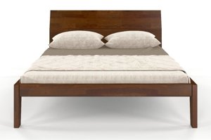 Łóżko drewniane sosnowe Skandica AGAVA / 140x200 cm, kolor palisander