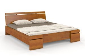 Łóżko drewniane sosnowe ze skrzynią na pościel Skandica SPARTA Maxi & ST / 120x200 cm, kolor naturalny