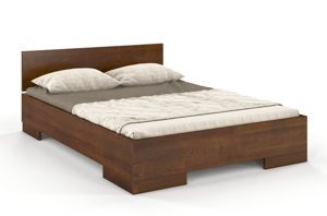 Łóżko drewniane sosnowe ze skrzynią na pościel Skandica SPECTRUM Maxi & Long ST (długość + 20 cm) / 120x220 cm, kolor biały