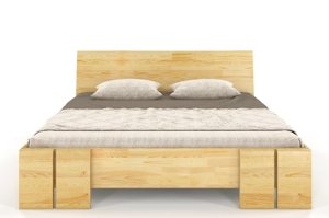 Łóżko drewniane sosnowe ze skrzynią na pościel Skandica VESTRE Maxi &  ST