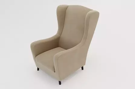 Wygodny fotel wypoczynkowy uszak Skandica AGNETA w 4 kolorach